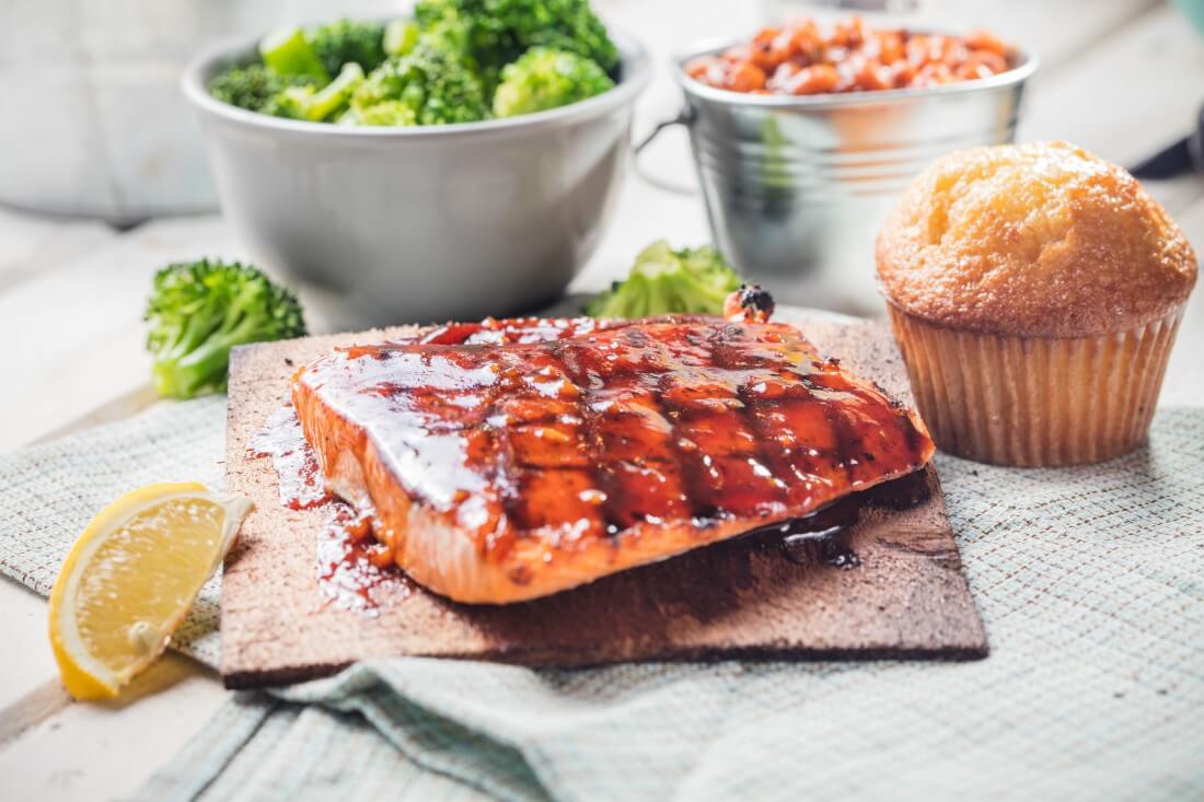 Famous Dave's BBQ DMV | Seafood - Cedar_Plank_Salmon